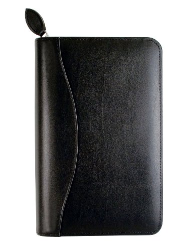 Day-Timer Starter Set Organizer, Bonded Leather, Potable Size, Black (D41746)