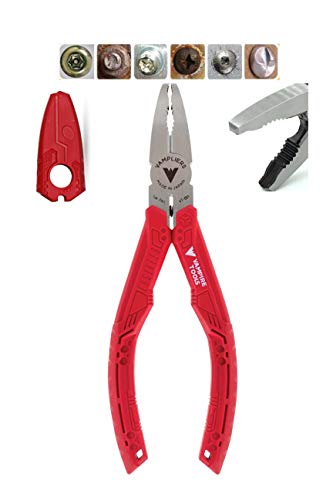 VAMPLIERS, Best Made Pliers by Vampire Tools Inc. Patented Technology Screw Extraction Pliers for any damage/rusted/security/specialty screw nuts and bolt (VamPLIERS VT-001)