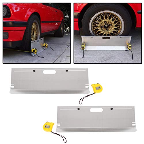 Aluminum Automotive Toe Plates Set Car Wheel Alignment Kit DIY Tool Gauge Camber Caster Accurate