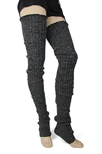Foot Traffic Super Long Cable Knit Leg Warmers, One Size, You Choose the Colors