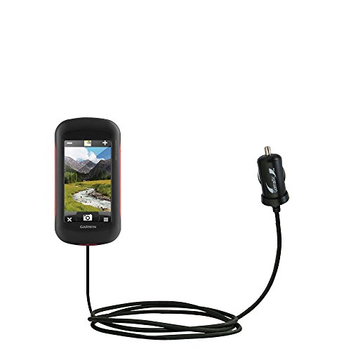 Gomadic Intelligent Compact Car/Auto DC Charger Suitable for The Garmin Montana 680 / 680t - 2A / 10W Power at Half The Size. Uses Gomadic TipExchange Technology