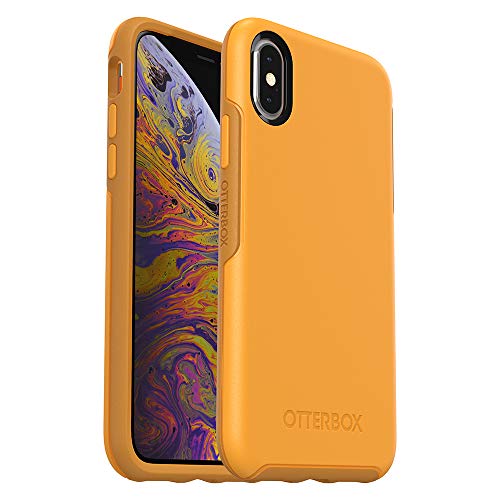 OtterBox SYMMETRY SERIES Case for iPhone Xs & iPhone X - Retail Packaging - ASPEN GLEAM (CITRUS/SUNFLOWER)