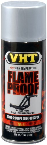 VHT SP106 FlameProof Coating Flat Silver Paint Can - 11 oz.