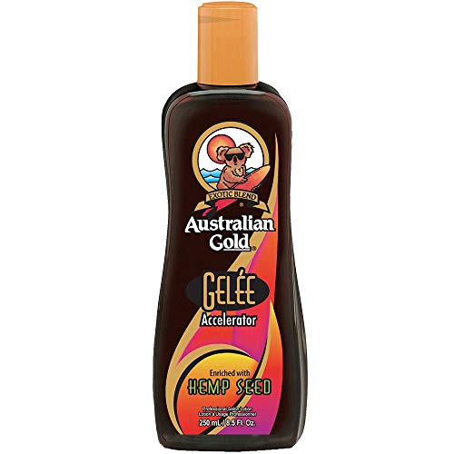 Australian Gold Gelee Dark Tanning Accelerator with Hemp Seed Lotion 250ml