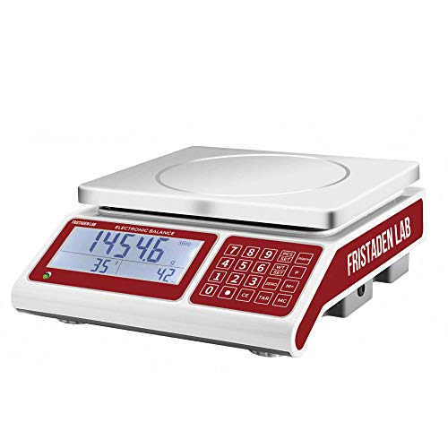 American Fristaden Lab Industrial Counting Scale | Digital Balance for Counting Parts and Coins with 30kg Capacity & 0.5g Accuracy | Electronic Gram Scale | 1YR Warranty
