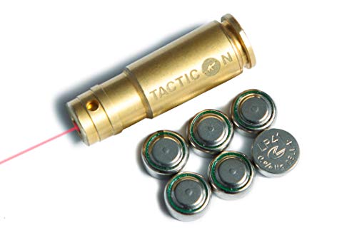 Tacticon Laser Boresight for 9mm | Combat Veteran Owned Company | Zeroing Sight in with Rifle or Handgun | Zero Bore Sighter Lasers for Pistol | 9 mm Boresighter Lazer