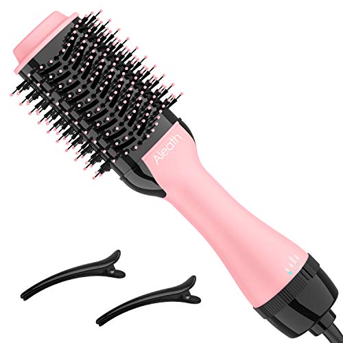 Hair Dryer Brush Aleath Hot Air Brushes - Hair Styling Dryer & Professional Dryer Volumizer 4 in 1 Blow Dryer Styler for Drying, Styling, Straightening, Curling - Suitable for All Hair Types