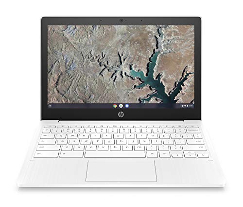 HP Chromebook 11-inch Laptop, MediaTek MT8183, MediaTek Integrated Graphics, 4 GB RAM, 32 GB eMMC Storage, Chrome (11a-na0021nr, Snow White)