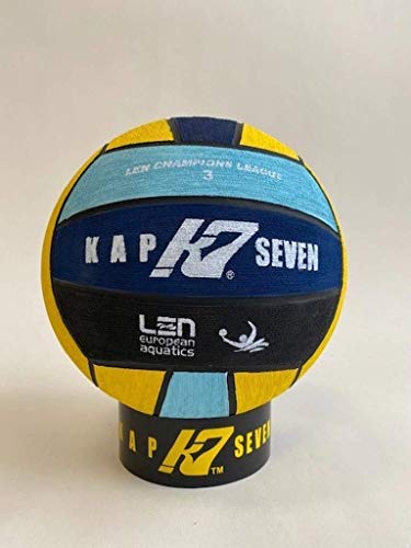 KAP7 LEN 4-Color Size 3 Water Polo Ball - Champions League