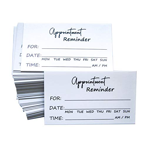 RXBC2011 Appointment Reminder Cards Pack of 100