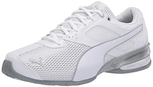 PUMA Women's Tazon 6 Sneaker, White-Quarry, 8.5 M US