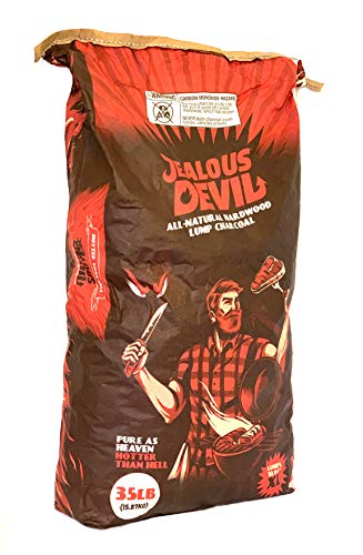 Jealous Devil All Natural Hardwood Lump Charcoal - 35lb Paper Bag