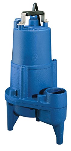 Barnes SEV412 Submersible Cast Iron Sewage Pump – 1/2-HP, 4,260 GPH, 20’ Cord, Manual For Sewage Use