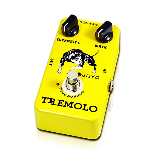 JOYO Tremolo Effect Pedal Using Photoelectric Tube Circuitry of Beloved Classic Tube Amplifiers for Electric Guitar Effect True Bypass (JF-09)