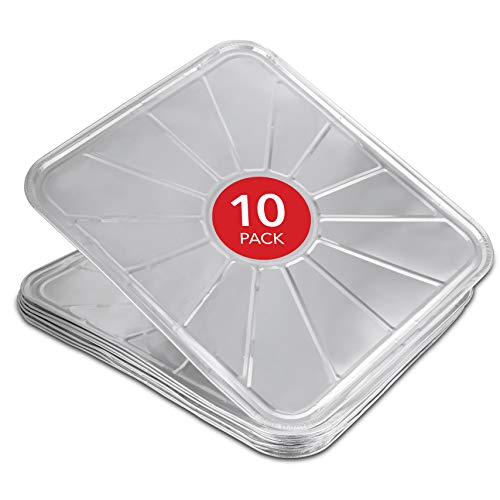 Disposable Foil Oven Liners (10 Pack) Oven Liners for Bottom of Electric Oven and Gas Oven - Reusable Oven Drip Pan Tray for Cooking and Baking - 18.5' x15.5”