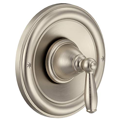 Moen T2151BN Brantford Posi-Temp Pressure Balancing Traditional Tub and Shower Valve Trim Kit Valve Required, Brushed Nickel