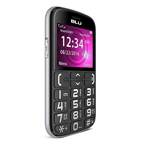 BLU JOY - 2.4', Factory Unlocked Phone - Black