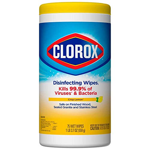 Clοrοx Disinf​ecting Wipes, Crisp Lemon, 75 Count - 2 Pack (Packaging May Vary)