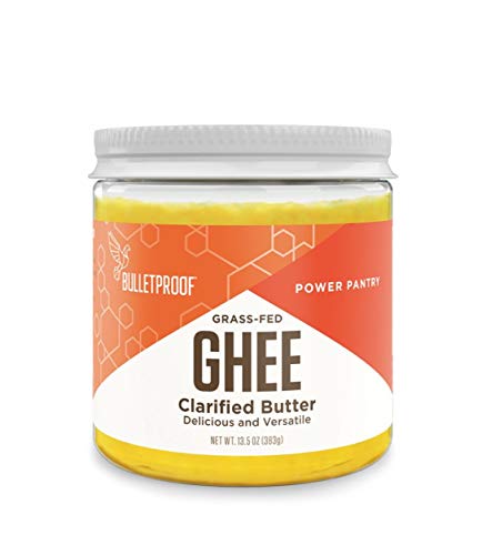 Bulletproof Ghee, Clarified Butter Fat from Grass Fed Cows, Keto and Paleo Friendly, Gluten-Free, 13.5 Ounces