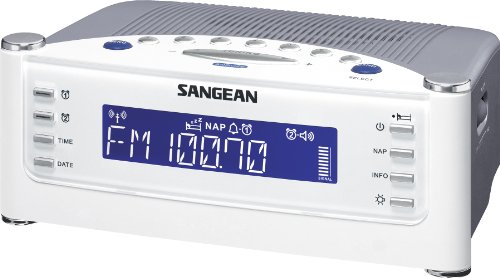 Sangean RCR-22 Atomic Clock with FM-RDS / AM / Aux-in Digital Tuning Clock Radio