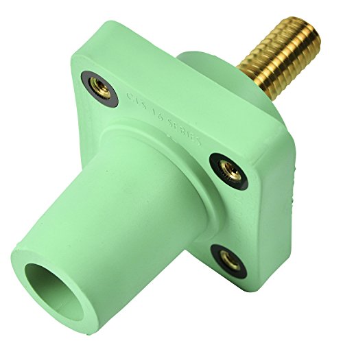 Marinco Power Products CLS40FRSB-E CLS 16 Series Panel Mount (400A/ 600V) 1.125' Threaded Stud; Female - Green (E)