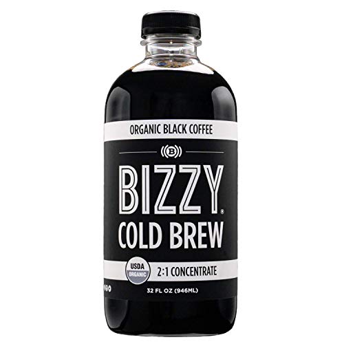Bizzy Organic Cold Brew Coffee | Concentrate | Makes 12 Cups, 32 Fl Oz (Pack of 1)