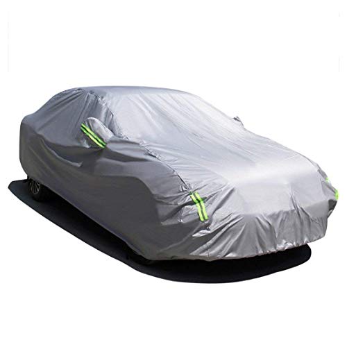 MATCC Car Cover Waterproof All Weather Upgraded UV Protection Sedan Cover Universal Fit Outdoor Full Car Cover Up to 197''(197’’L x 75’’W x 59’’H)