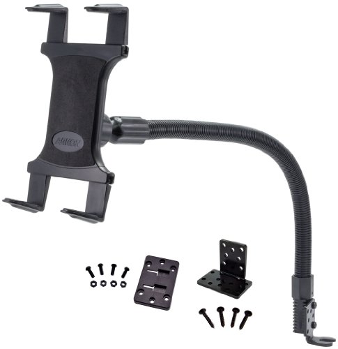 Arkon Car or Truck Seat Rail or Floor Tablet Mount with 22 inch Arm for iPad Pro iPad Air 2 iPad Retail Black - TAB188L22