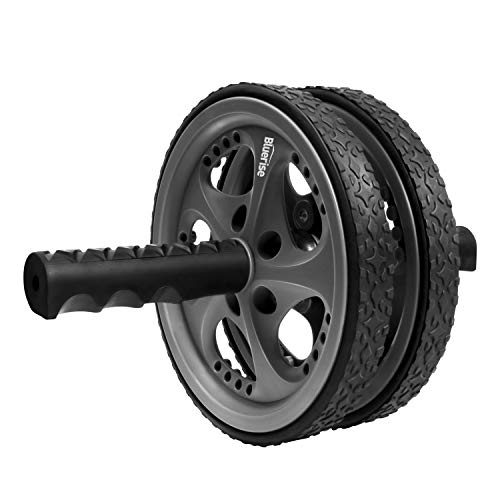 BLUERISE 2 Styles Ab Wheel No Noise Ab Roller Wheel Easy to Assemble Ab Roller Portable Wheel for Exercise Ab Wheel Roller for Core Workout