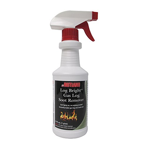 Rutland 570-6 Bright Gas Log Soot Remover, 16 Fluid Ounce