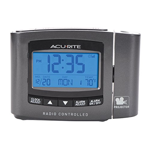 AcuRite 13239A1 Atomic Projection Clock with Indoor Temperature