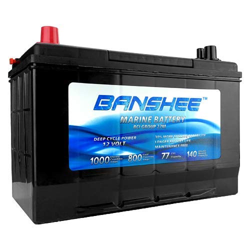 Deep Cycle Marine Battery Replaces D27M 8027-127 Group 27