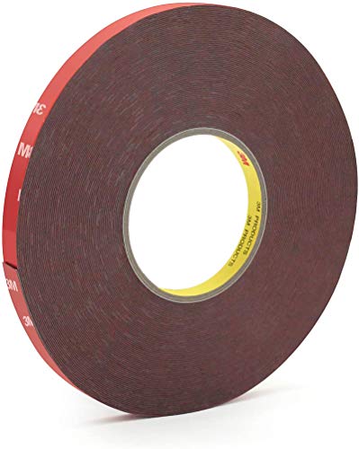 3M Heavy Duty Foam Mounting Tape 100 Feet 0.4Inch Width Strong Adhesive Waterproof Removable Mounting Tape for LED Strip Lights, Home Decor, Office Decor