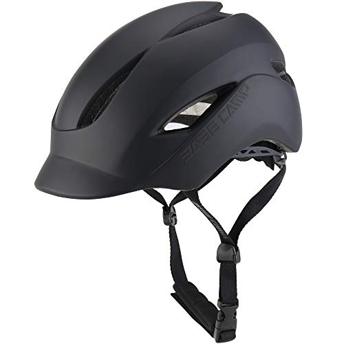 BASE CAMP Adult Bike Helmet with Rear Light for Urban Commuter Adjustable M Size