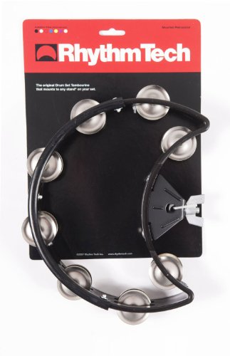 Rhythm Tech Tambourine, Black, inch (DST10)