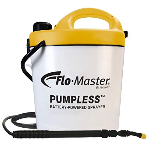 Flo-Master by Hudson 5BPL Pumpless 1.3 Gallon Battery Powered Sprayer, White