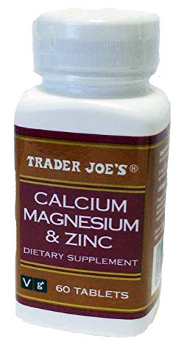 Trader Joe's Calcium Magnesium & Zinc, 60 Tablets