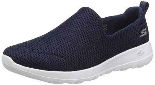 Skechers womens Go Joy Walking Shoe, Navy/White, 6.5 US