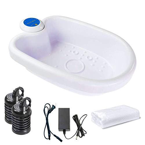 Ionic Detox Foot Bath Machine, Personal Ionic Foot Cleanse Ionic Foot Bath SPA Machine for Home Beauty Salon Spa With Basin and Two Round Arrays