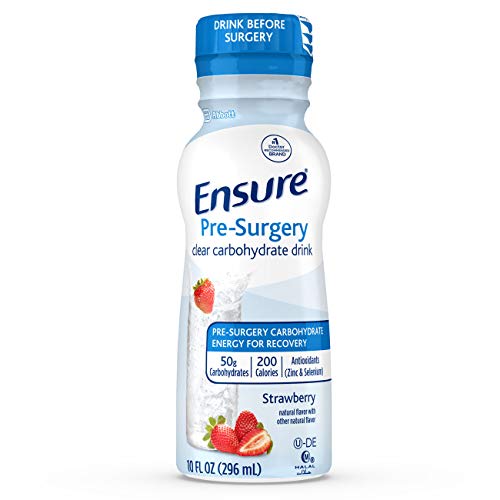 Ensure Pre-Surgery, Clear Carbohydrate Drink, Strawberry, 10 Fl Oz, 4Count