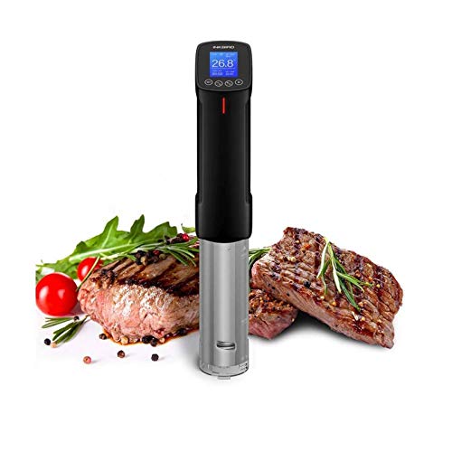 Inkbird WIFI Sous Vide Cookers, 1000 Watts Stainless Steel Precise cooker, Thermal Immersion Circulator with Recipe, Digital Interface, Temperature and Timer for Kitchen, ISV-100W
