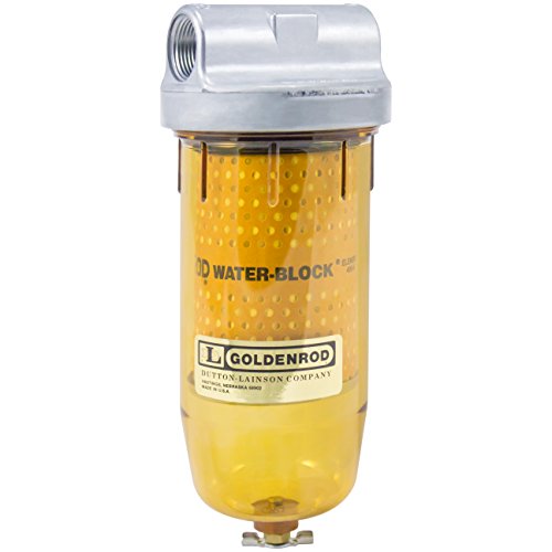 GOLDENROD 496-3/4 Water-Block (56591) Bowl Fuel Tank Filter with 3/4' NPT Top Cap