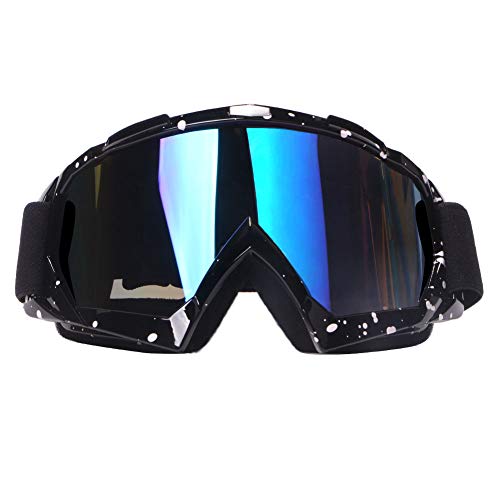 Motorcycle Goggles Dirt Bike Goggles 4-FQ Motocross Goggles Windproof Dustproof Scratch Resistant Ski Goggles Protective Safety Glasses PU Resin