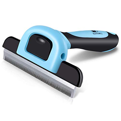 Pet Grooming Brush Effectively Reduces Shedding by up to 95% Professional Deshedding Tool for Dogs and Cats