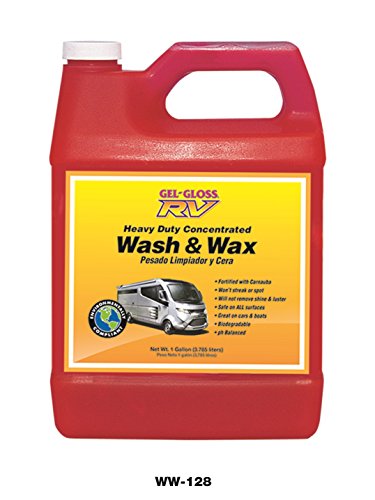 Gel-Gloss RV Wash and Wax - 128 oz. - WW-128
