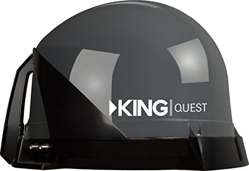KING VQ4100 Quest Portable/Roof Mountable Satellite TV Antenna (for use with DIRECTV)