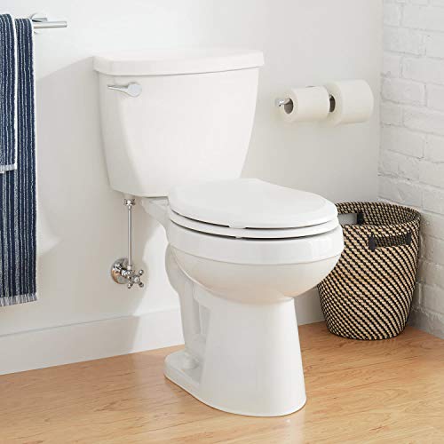 Signature Hardware 948425-14-L Bradenton 1.28 GPF Two-Piece Round Toilet with 14' Rough-In - Seat Included