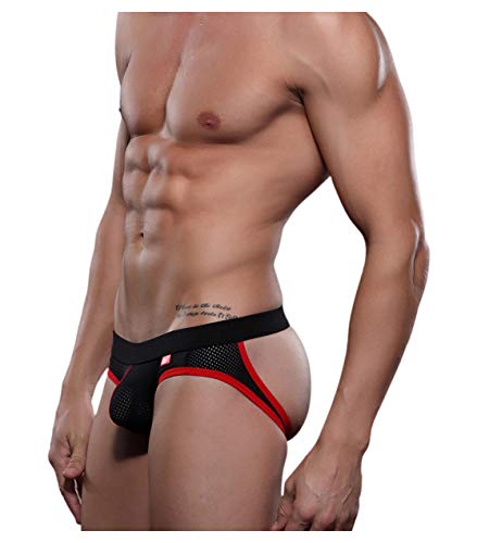 Men's Jockstrap Underwear Sexy Mesh Jock Strap