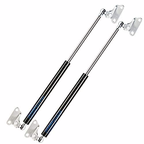 ARANA 15 inch Lift Support Struts Gas Shocks 300 N/67 LB Per Prop for RV Bed Floor Hatch Trap Door TV Cabinet Heavy Duty Box Shed Lid Window Camper Shell with L Mounts, 2 Pcs (Suitable Weight 55-75lb)