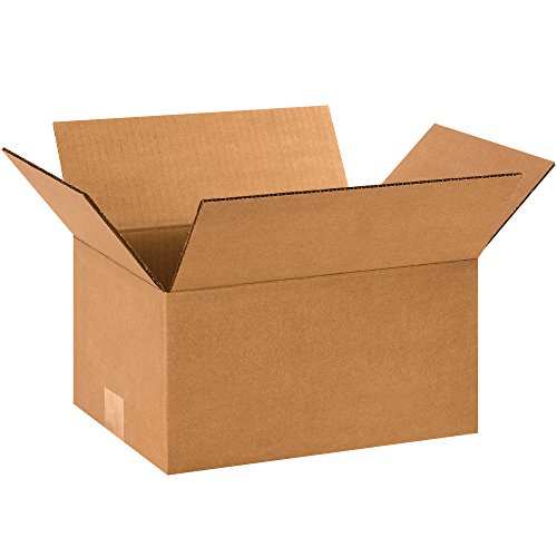 Boxes Fast BF1296 Cardboard Printer’s Shipping Boxes, 12' x 9' x 6', Single Wall Corrugated, for Reams, Flyers, and Catalogs, Kraft (Pack of 25)